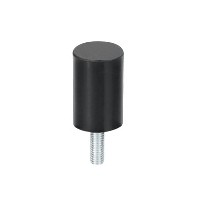 Harfington Uxcell M6 Thread Rubber Mounts, Vibration Isolators, Cylindrical W Studs 20 x 30mm