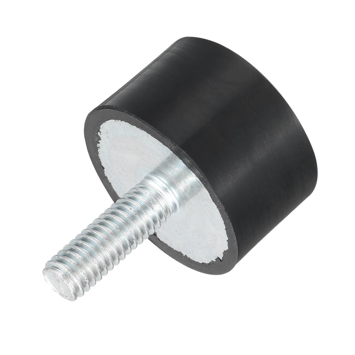 uxcell Uxcell M6 Thread Rubber Mounts, Vibration Isolators, Cylindrical W Studs 25 x 15mm