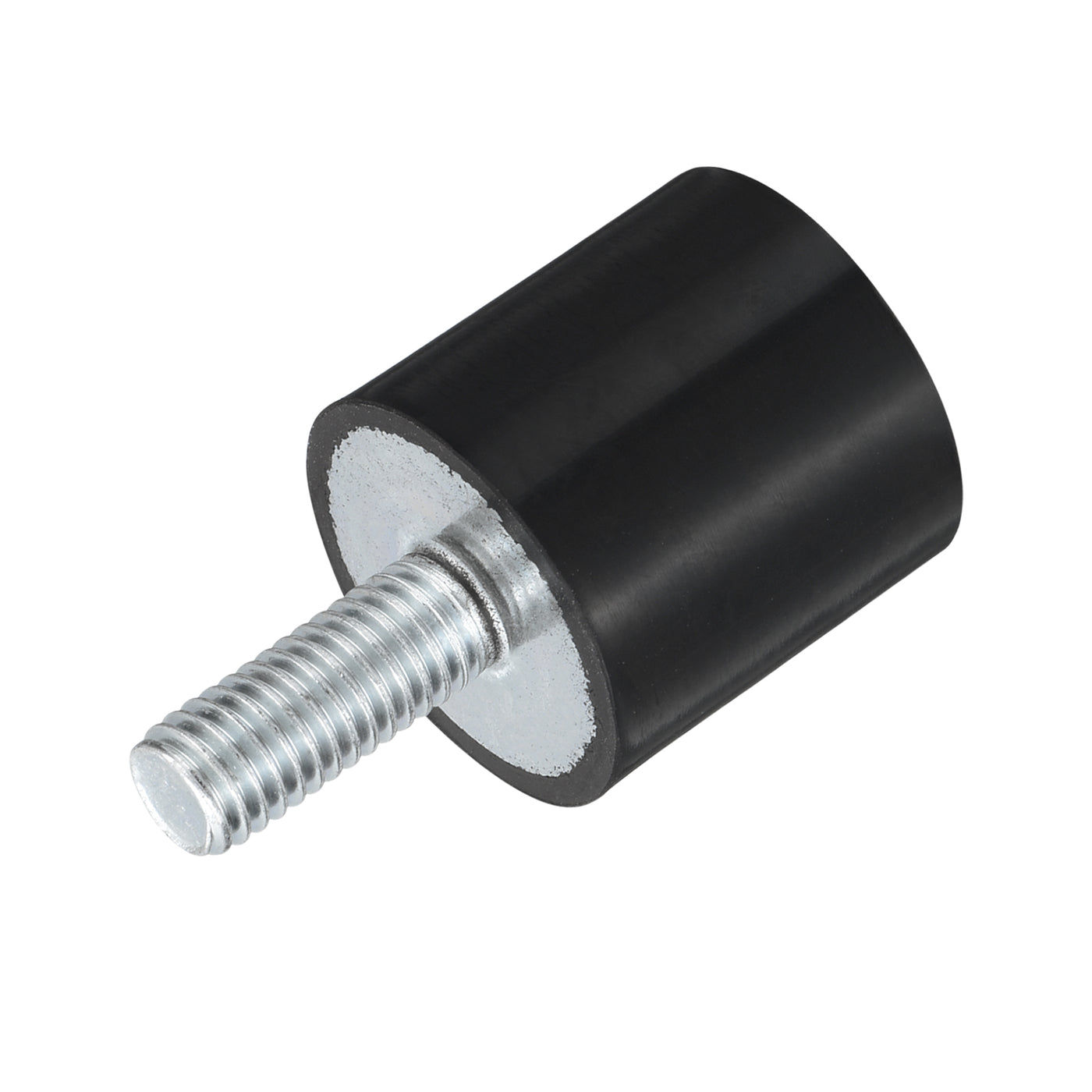 uxcell Uxcell M8 Thread Rubber Mounts, Vibration Isolators, Cylindrical W Studs 25 x 25mm