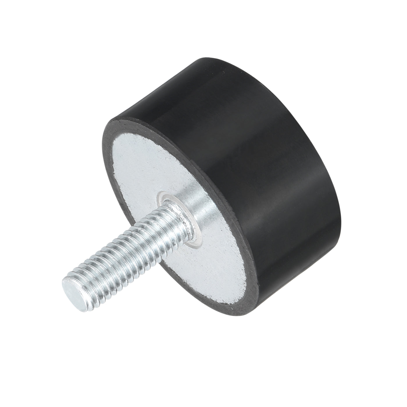 uxcell Uxcell M8 Thread Rubber Mounts, Vibration Isolators, Cylindrical W Studs 40 x 20mm