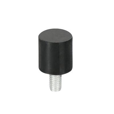 Harfington Uxcell M3 Gewinde Gummi Halterungen Vibrations Isolatoren Zylindrische Stoß Absorber mit Bolzen 8 x 8mm