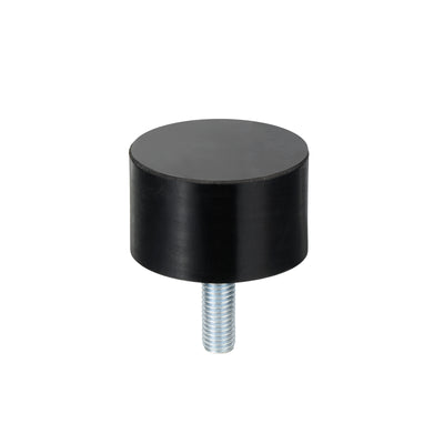 Harfington Uxcell M12 Thread Rubber Mounts, Vibration Isolators, Cylindrical W Studs 60 x 35mm