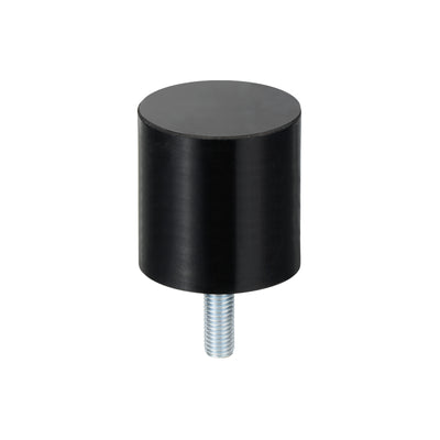 Harfington Uxcell M12 Thread Rubber Mounts, Vibration Isolators, Cylindrical W Studs 60 x 60mm