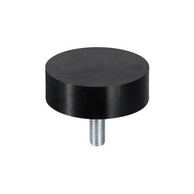 Harfington Uxcell M12 Thread Rubber Mounts, Vibration Isolators, Cylindrical W Studs 75 x 25mm