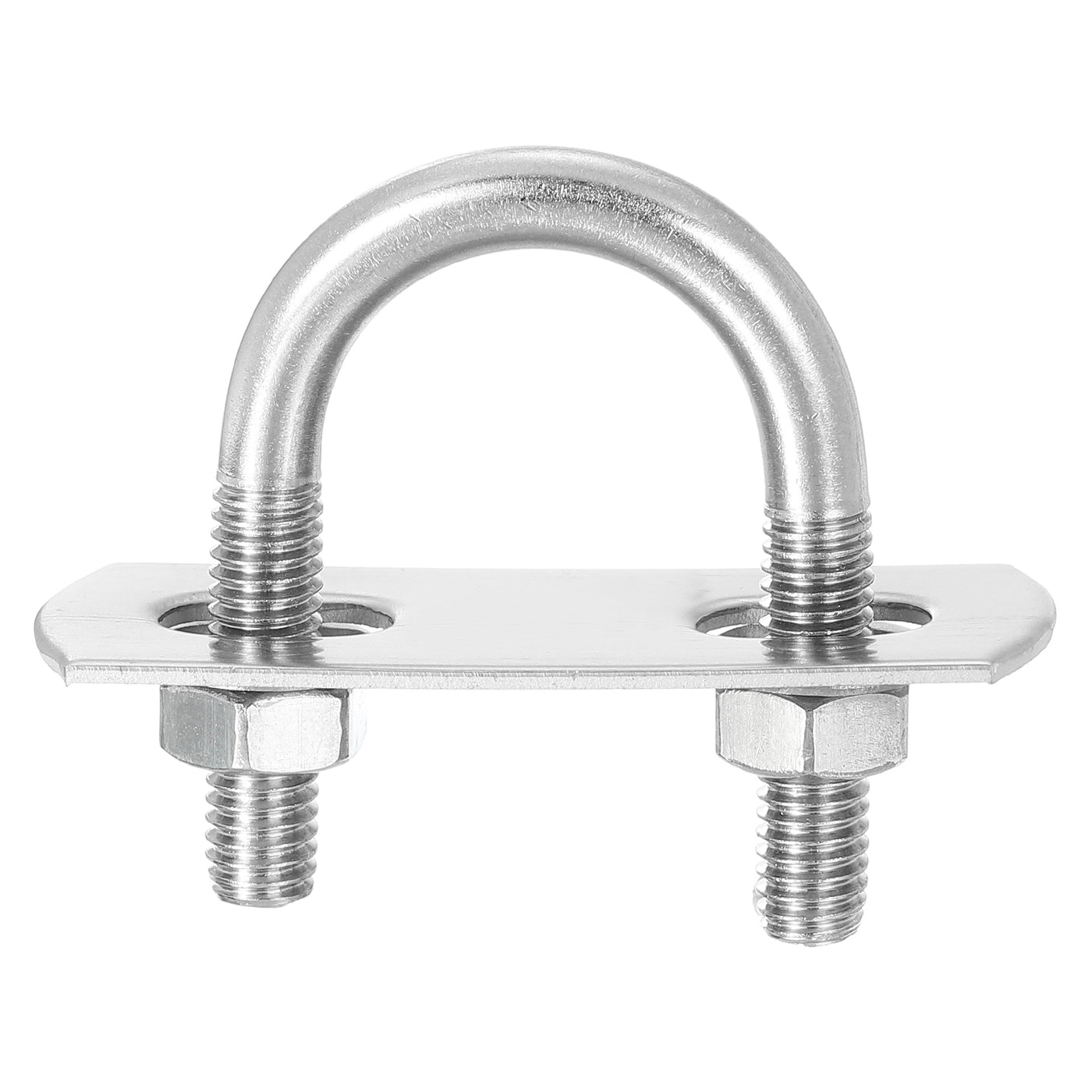 uxcell Uxcell Round U-Bolts, 6 Sets 18mm Inner Width 36mm Length M6 with Nuts and Plates