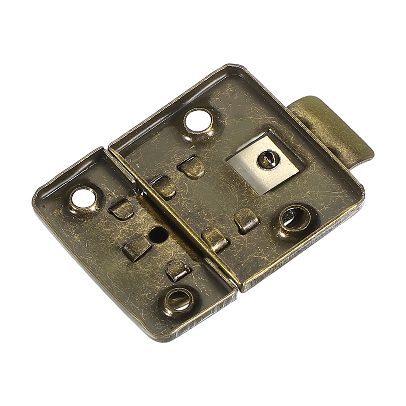 uxcell Uxcell Fastener Toggle Latches Catch Chest, 2 Stück Metallkofferboxen Schnallen Retro-Truhenverschluss mit Schraube für Holzverpackungskiste Werkzeugkasten Schrank, Bronze