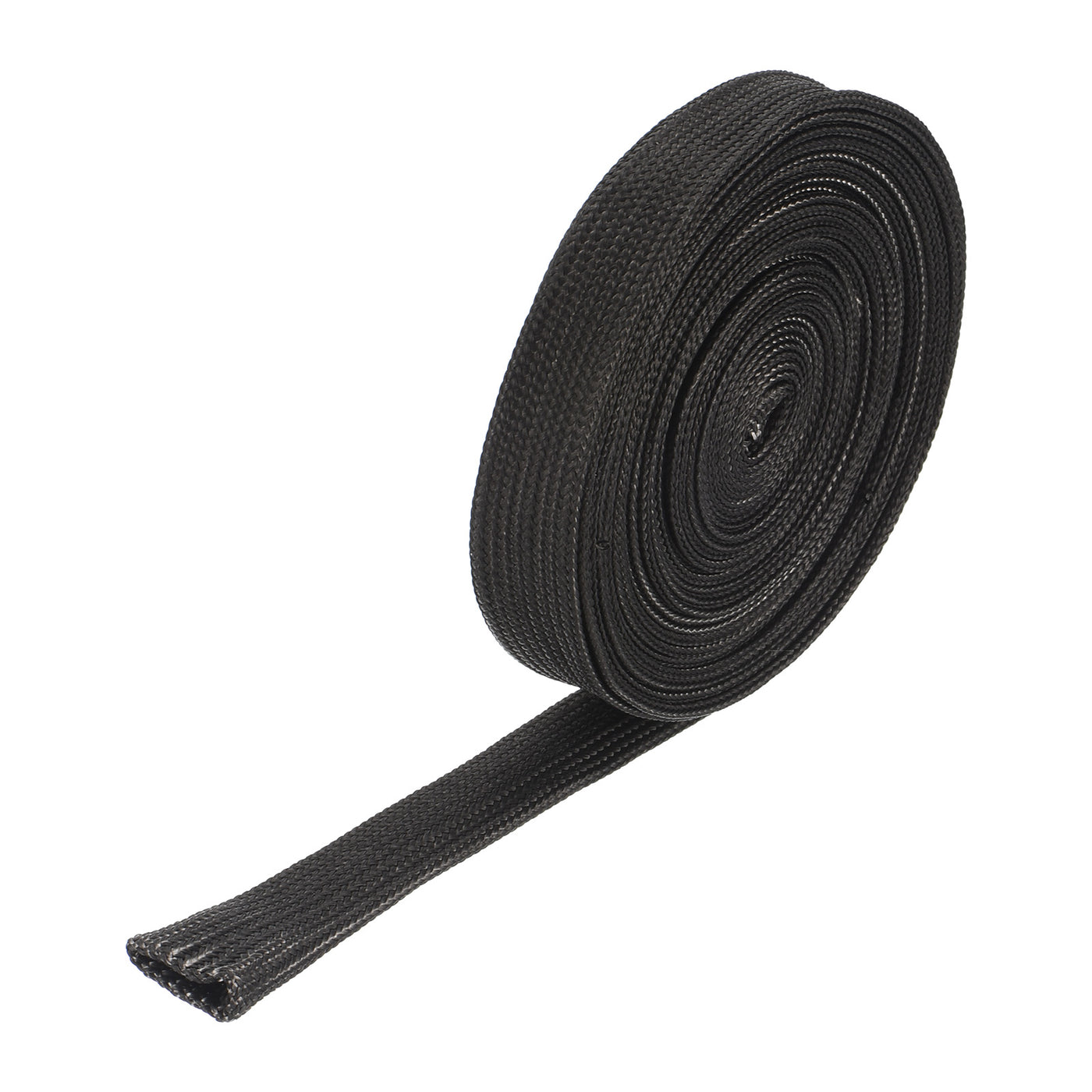 Harfington Heat Shield Sleeve 0.5" ID 16Ft Fuel Line Heat Shield Sleeve 500℃ Black