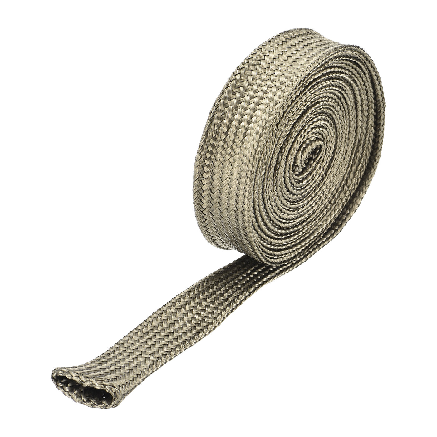 Harfington Heat Shield Sleeve 0.5" ID 6.6Ft Fuel Line Heat Shield Sleeve 800℃ Titanium