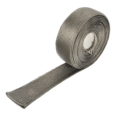 Harfington Heat Shield Sleeve 0.8" ID 16Ft Fuel Line Heat Shield Sleeve 800℃ Titanium