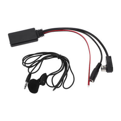 Harfington Stereo Radio Harness for  CDA-9857 CDA-9886 CDA-117 Convenient Black Front Bluetooth AUX Adapter Music Cable Plastic,Metal 1 Set