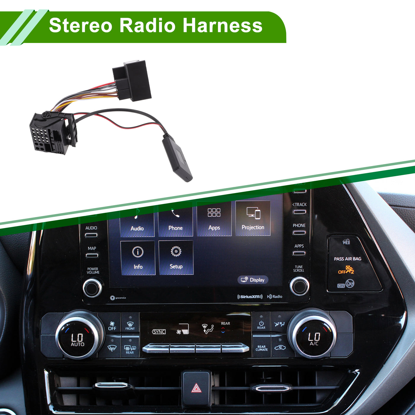 HOPESPANNER Stereo Radio Harness for Opel CD30 CDC40 CD70 DVD90 Convenient Black Front Bluetooth AUX Adapter Music Cable Plastic,Metal 1 Pcs