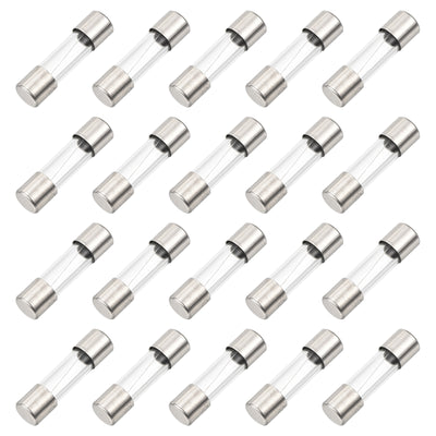 Harfington 20 Pcs Fast Blow Glass Fuse 5x20mm 1.6A 125V Glass Tube Fuses for PCB Board