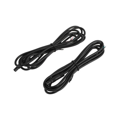 Harfington for Monitor and Backup Reverse Rear View Parking Camera Video Cable Extension Backup Camera 4Pin Male Video Cable 1.8m/5.91ft Black Plastic,Metal