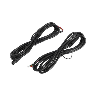 Harfington for Monitor and Backup Reverse Rear View Parking Camera Video Cable Extension Backup Camera 5Pin Male Video Cable 1.2m/3.94ft Black Plastic,Metal