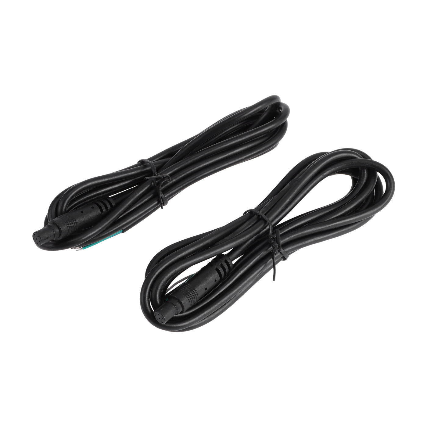 HEROFFIX for Monitor and Backup Reverse Rear View Parking Camera Video Cable Extension Backup Camera 6Pin Female Video Cable 1.8m/5.91ft Black Plastic,Metal