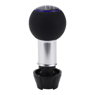 Harfington 6 Speed Manual Gear Shift Knob - Car Stick Shift Knob - for Audi A3 2008-2020 Plastic Faux Leather Black Blue - 1 Pc