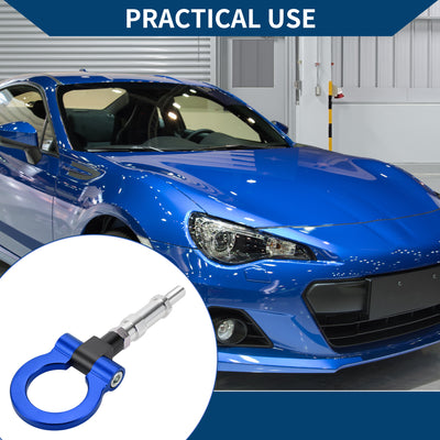 Harfington Tow Hook/Car Towing Hook/Metal Tow Hook Ring for Honda S2000 2000-2009 20.4cm 1pcs Blue