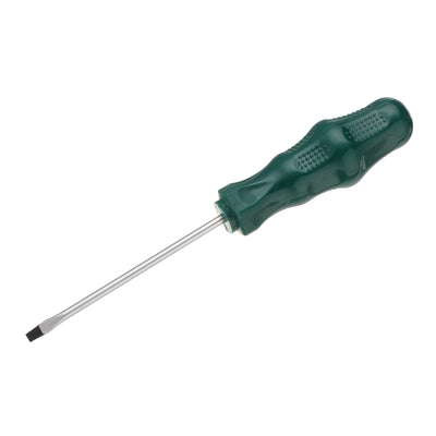 Harfington SL3 Flat Head Screwdriver 3" Magnetic Slotted Screwdrivers CR-V, Green