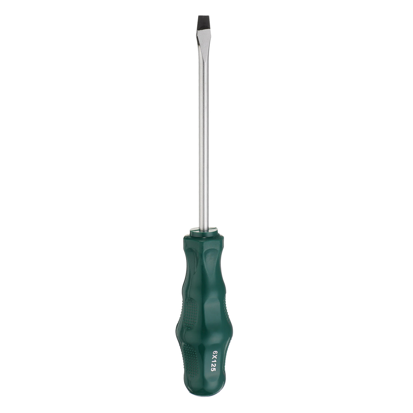 Harfington SL6 Flat Head Screwdriver 8.9" Magnetic Slotted Screwdrivers CR-V, Green