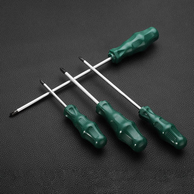 Harfington 2pcs PH2 Phillips Screwdriver #2 3.8" Magnetic Screwdrivers CR-V, Green