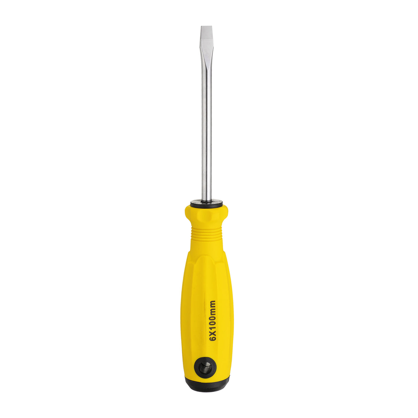 Harfington SL6 Flat Head Screwdriver 8.5" Magnetic Slotted Screwdrivers CR-V, Yellow