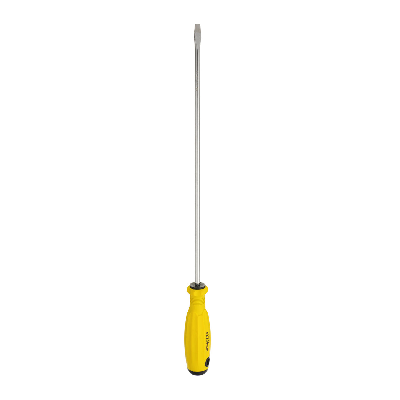 Harfington SL6 Flat Head Screwdriver 16.3" Magnetic Slotted Screwdrivers CR-V, Yellow