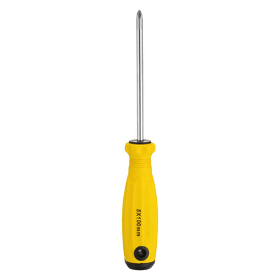 Harfington PH2 Phillips Screwdriver #2 8.1" Magnetic Screwdrivers CR-V, Yellow