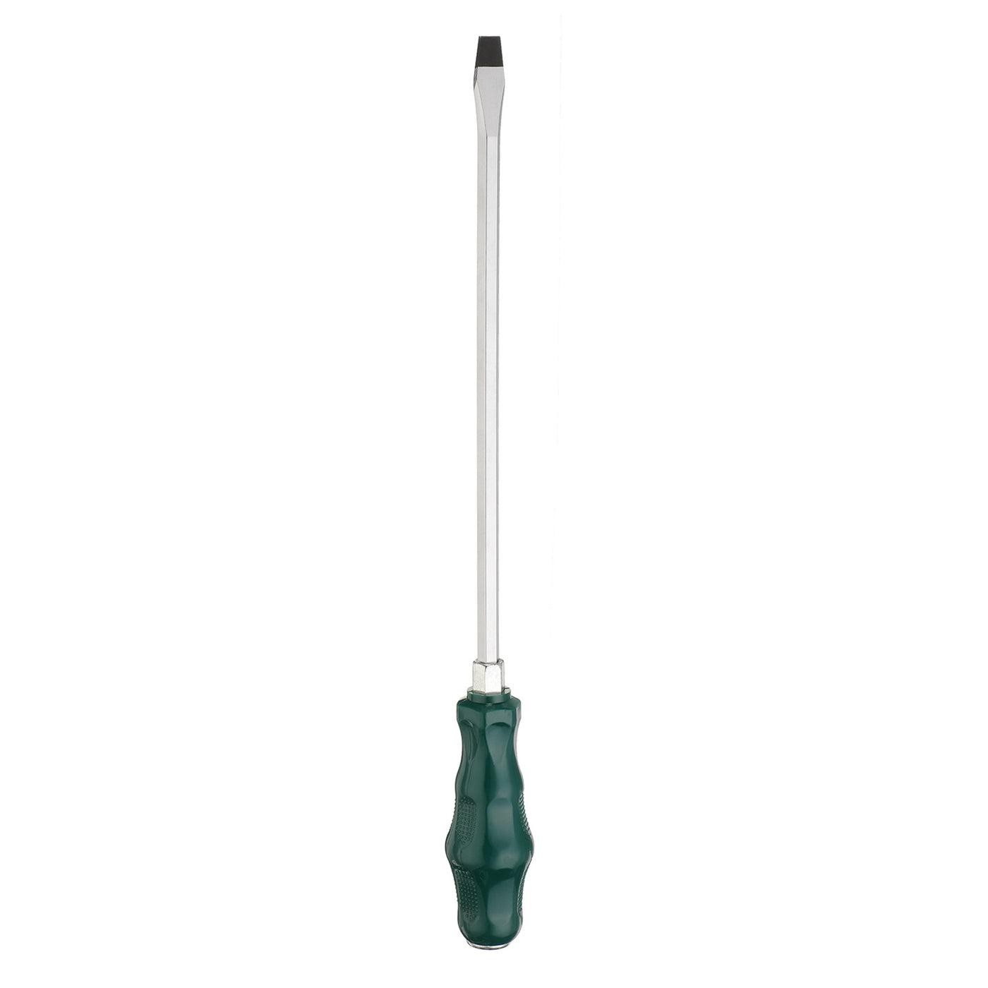 Harfington SL8 Flat Head Screwdriver 9.8" Magnetic Demolition Slotted  CR-V, Green