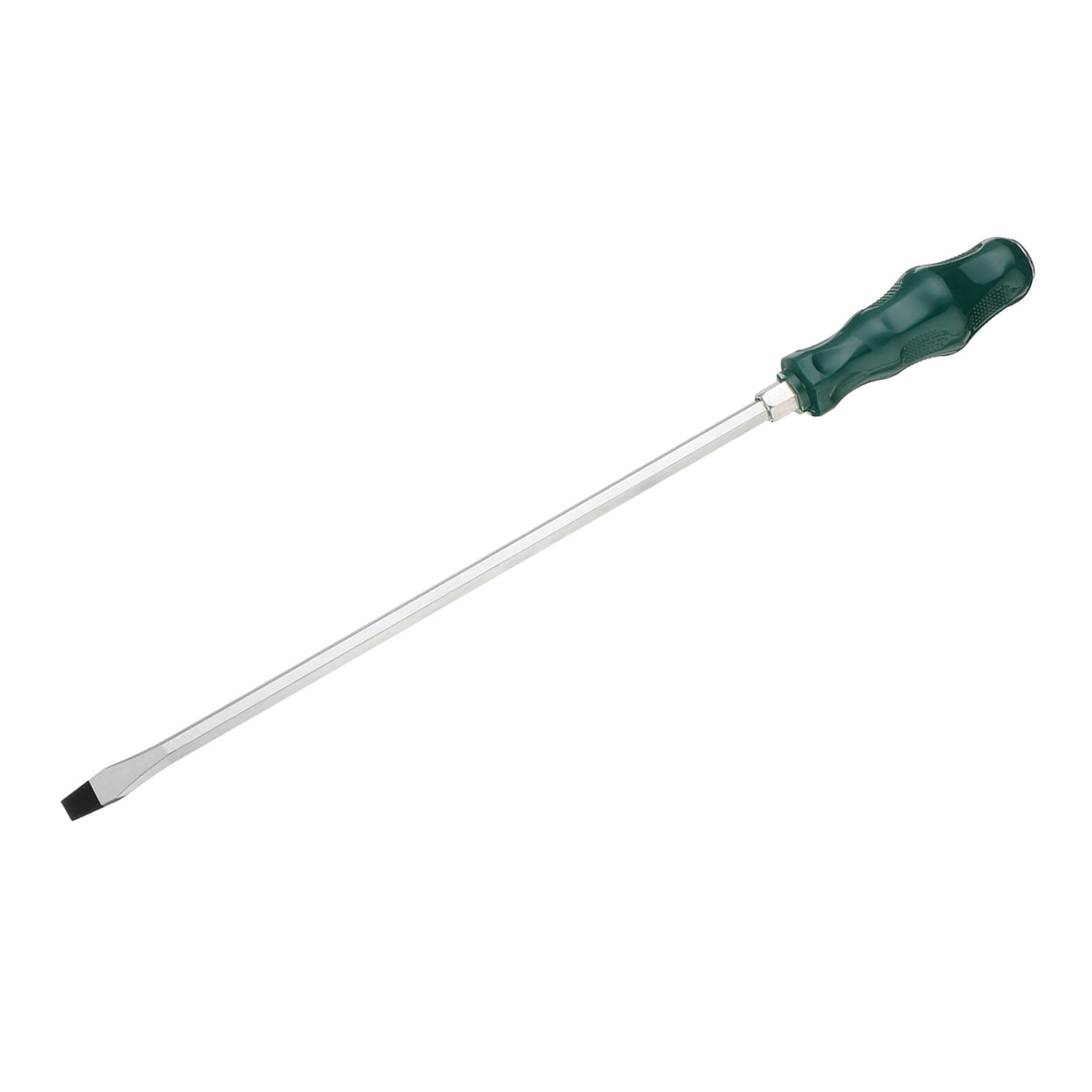 Harfington SL8 Flat Head Screwdriver 11.8" Magnetic Demolition Slotted  CR-V, Green