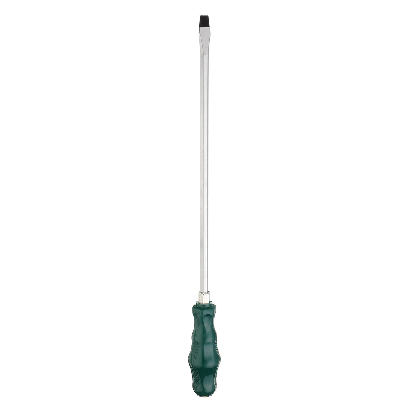 Harfington SL8 Flat Head Screwdriver 11.8" Magnetic Demolition Slotted  CR-V, Green