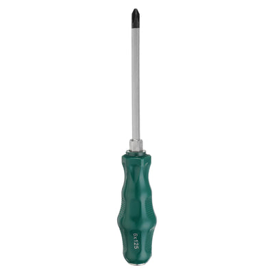 Harfington PH2 Phillips Schraubendreher #2 8,9" Magnetische Abbruch Schraubendreher 4,9" CR-V mit ergonomischem Griff für DIY Reparaturen, Grün