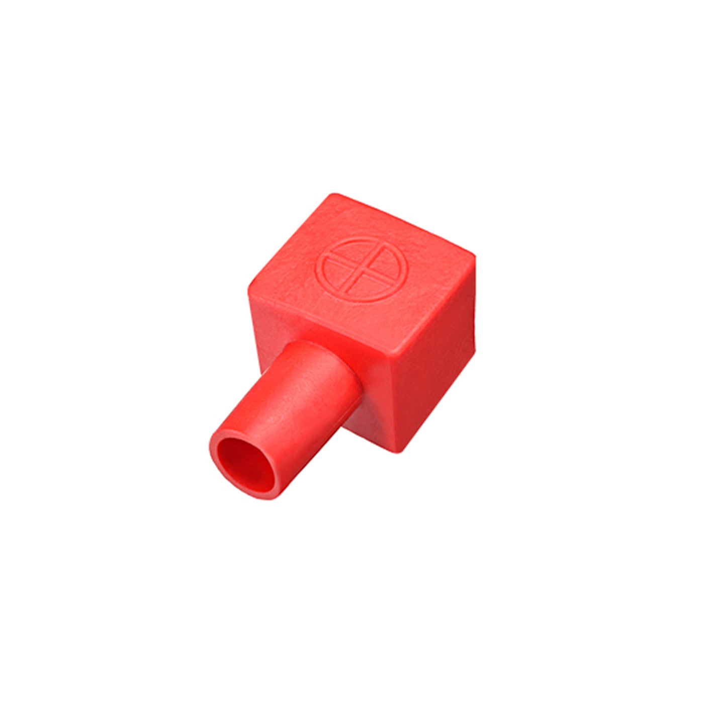 Harfington 1PCS Battery Terminal Insulating Rubber Protector Covers Square for 7mm Cable 14mm Terminal Red Black