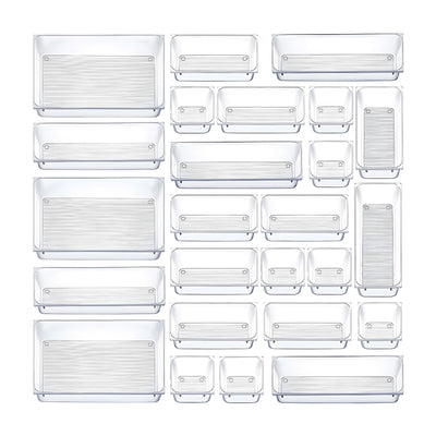 Harfington Acrylic Striped Storage Box Sets