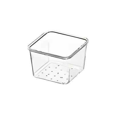 Harfington 1pcs Acrylic Polka Dot Storage Box