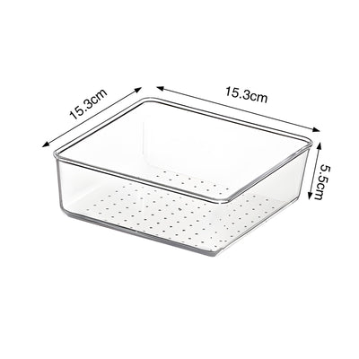 Harfington 1pcs Acrylic Polka Dot Storage Box