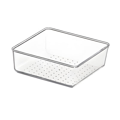 Harfington 1pcs Acrylic Polka Dot Storage Box