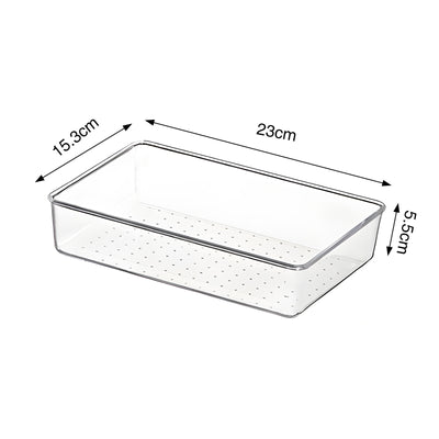 Harfington 1pcs Acrylic Polka Dot Storage Box