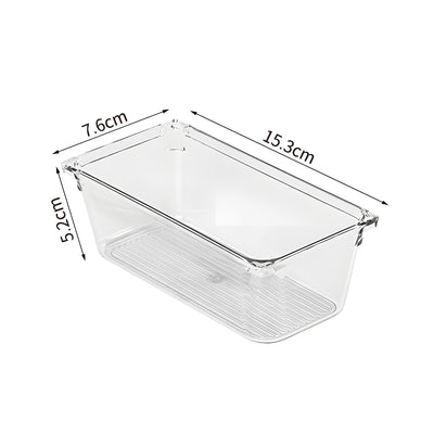 Harfington 1pcs Acrylic Striped Storage Box