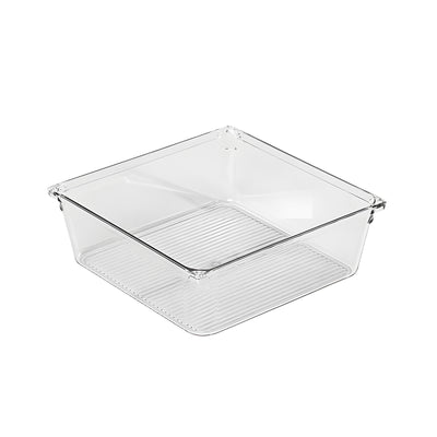 Harfington 1pcs Acrylic Striped Storage Box