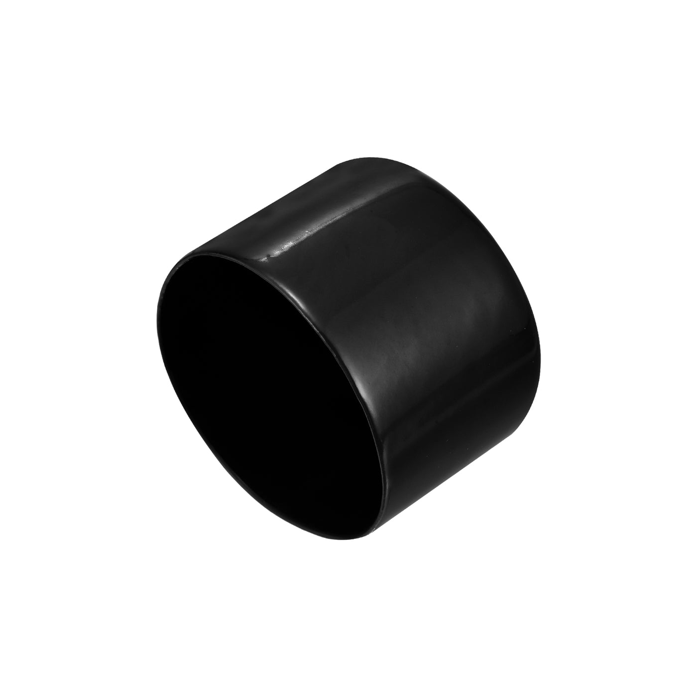 uxcell Uxcell 2pcs Rubber End Caps 56mm ID Vinyl Round Tube Bolt Cover Screw Protectors Black