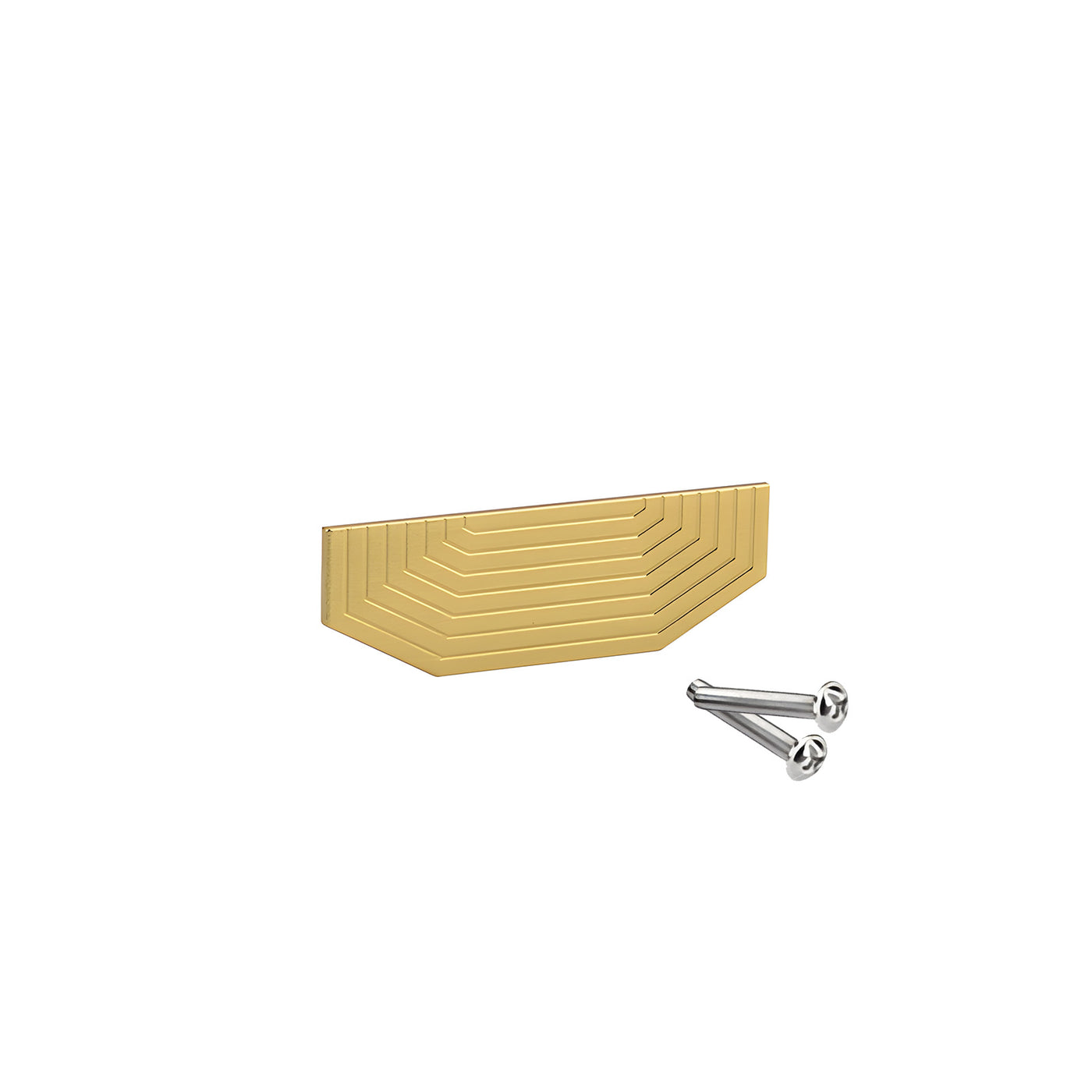 Harfington 1Pcs Gold Tone Drawer Pull Handle with 22mm Long Screw