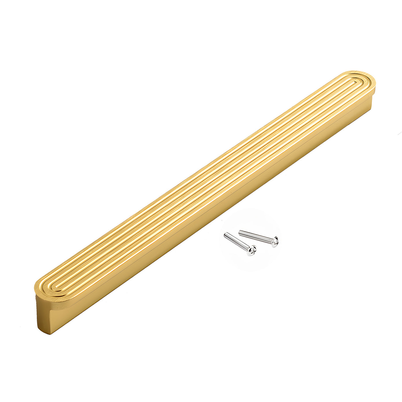 Harfington 1Pcs Aluminum Alloy Polygon Drawer Pull Handle with 22mm Length Screws