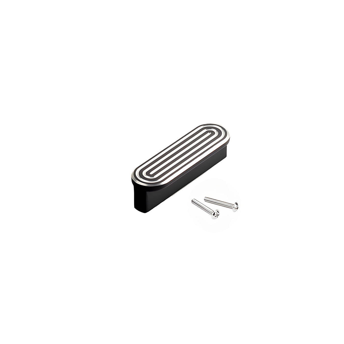 Harfington 1Pcs Aluminum Alloy Polygon Drawer Pull Handle with 22mm Length Screws