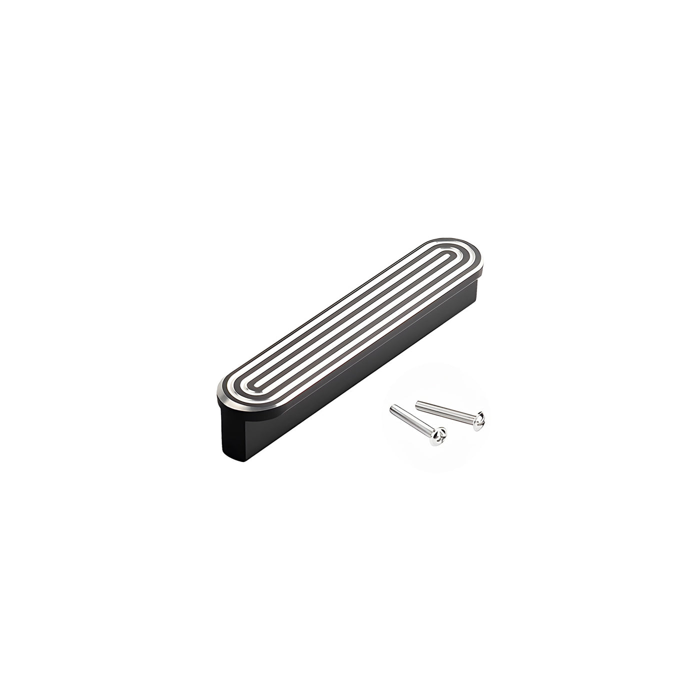 Harfington 1Pcs Aluminum Alloy Polygon Drawer Pull Handle with 22mm Length Screws