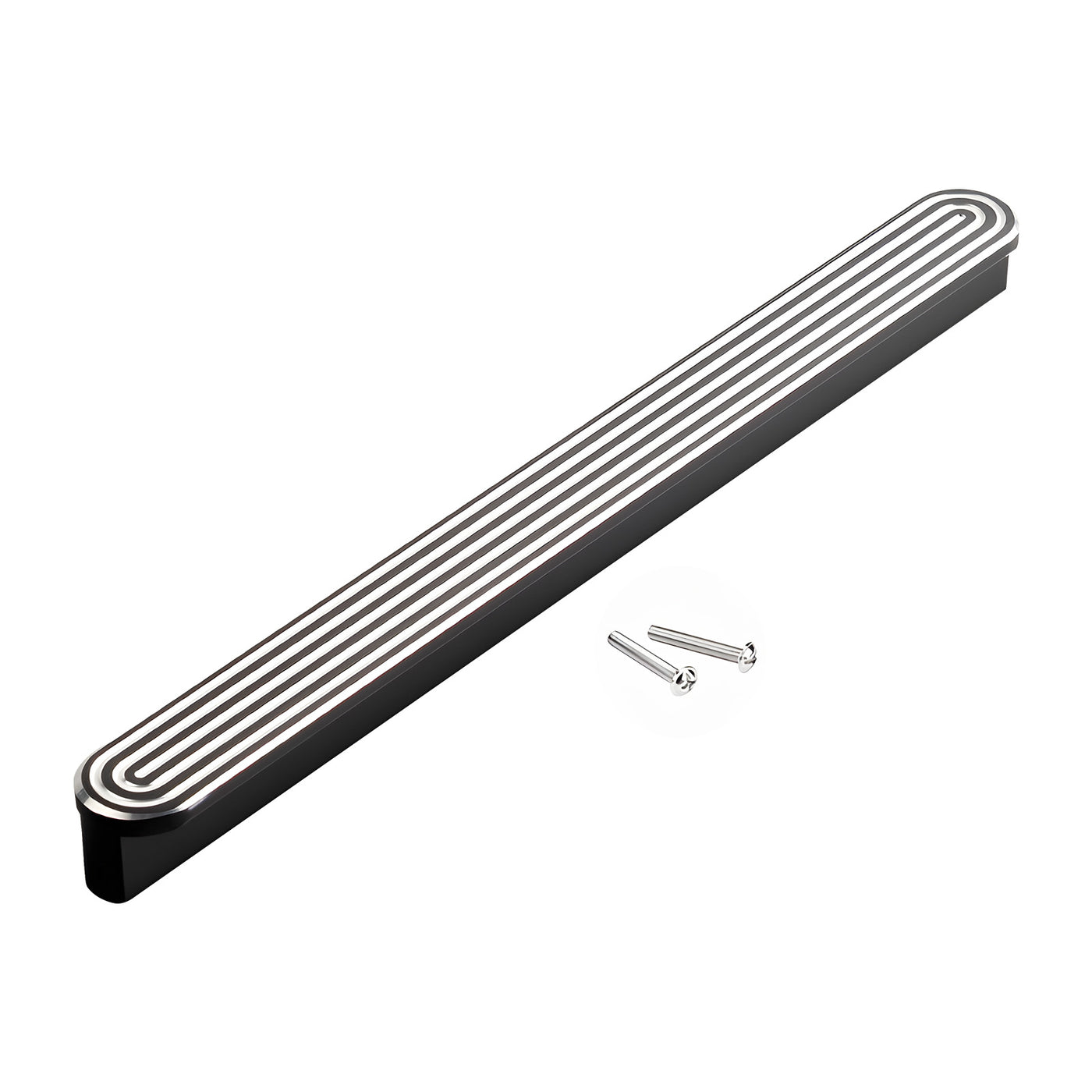 Harfington 1Pcs Aluminum Alloy Polygon Drawer Pull Handle with 22mm Length Screws