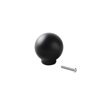 Harfington 1pcs Aluminum Alloy Ball Shape Single Hole Handle with 22mm Long Screw