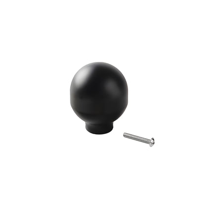 Harfington 1pcs Aluminum Alloy Ball Shape Single Hole Handle with 22mm Long Screw