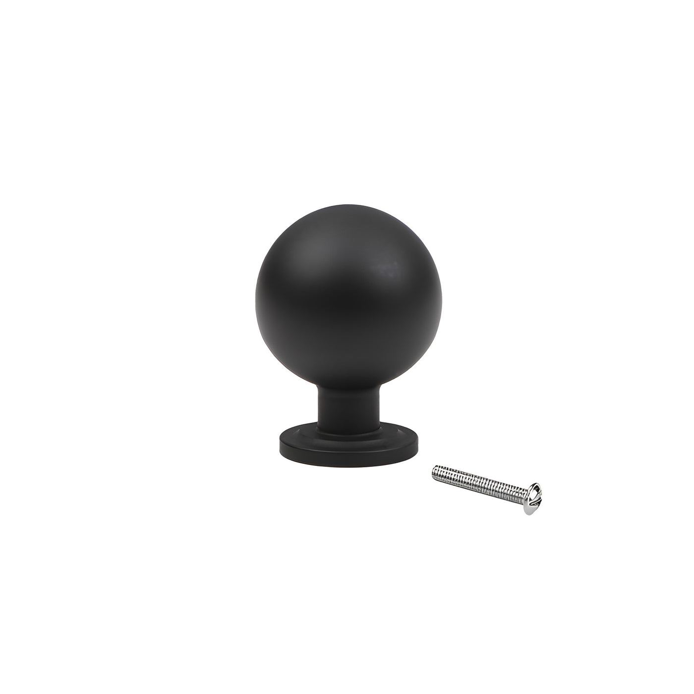 Harfington 1pcs Aluminum Alloy Ball-Shape Single Hole Handle with 22mm Long Screw