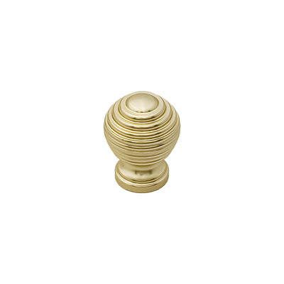 Harfington 5pcs Aluminum Alloy Drawer Brass Tone Knob with Screw for Cupboards Drawers Chest