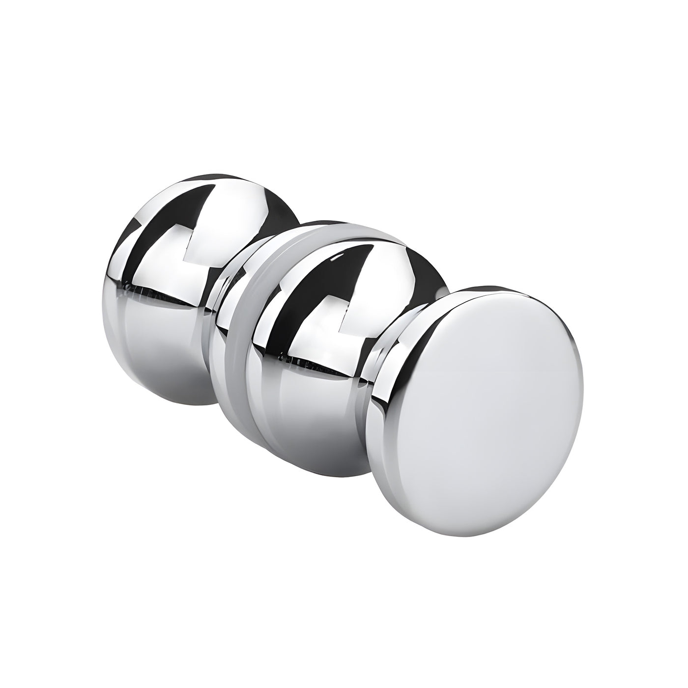 Harfington 1pcs Aluminium Alloy Umbrella Shape Bathroom Shower Pull Push Door Handles Double Sided